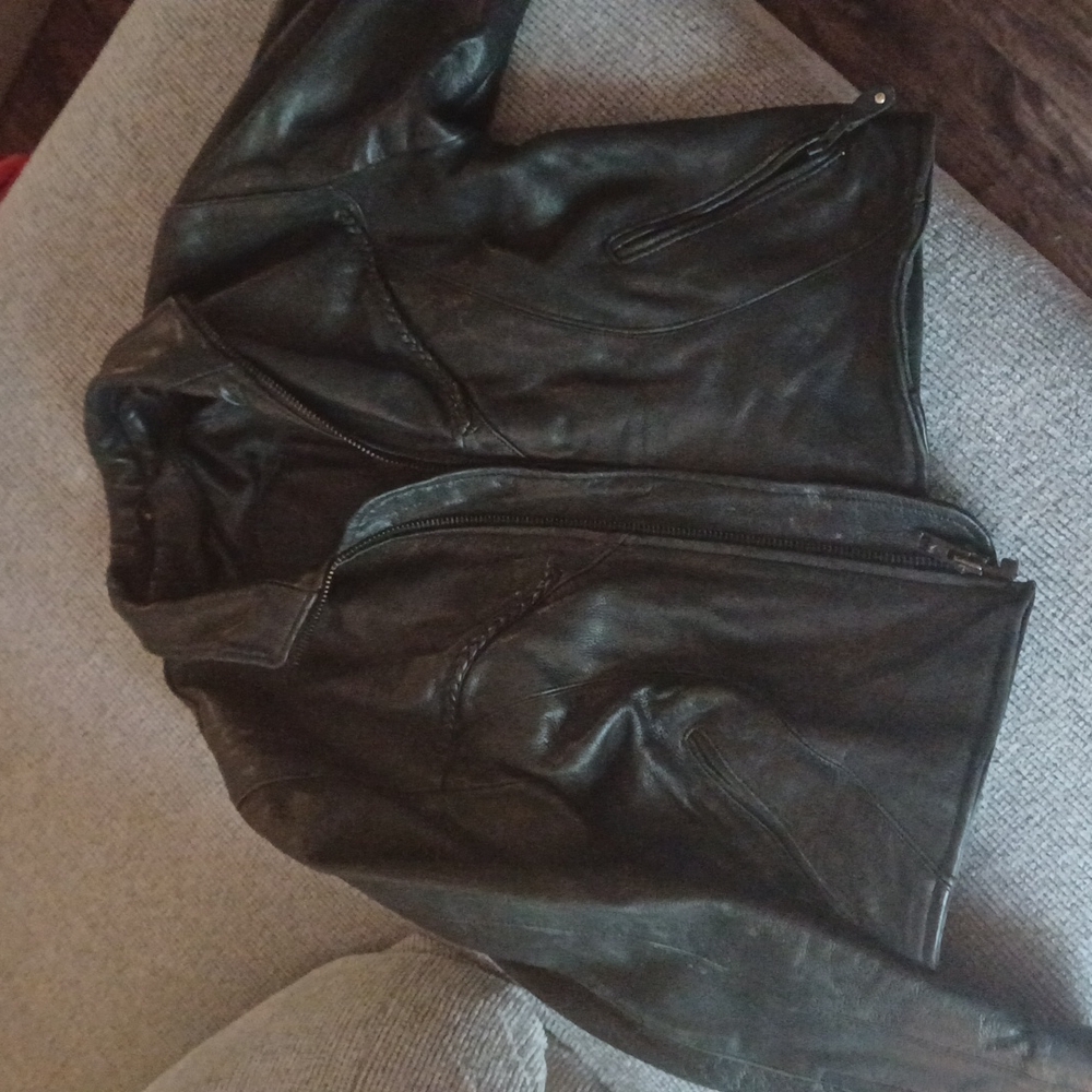 Women's leather jacket